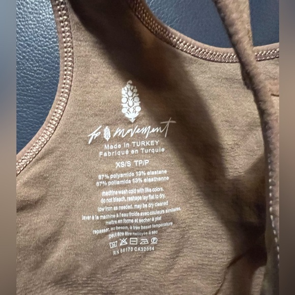 Free People Movement Every Single Time Runsie- Moonrock Tan Taupe Size XS/SM NWT - Picture 8 of 9